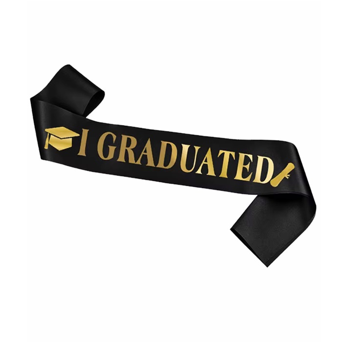 Mezuniyet Partisi Siyah Renk Kuşak