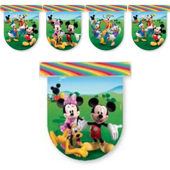 Mickey Mouse Temalı Bayrak Set