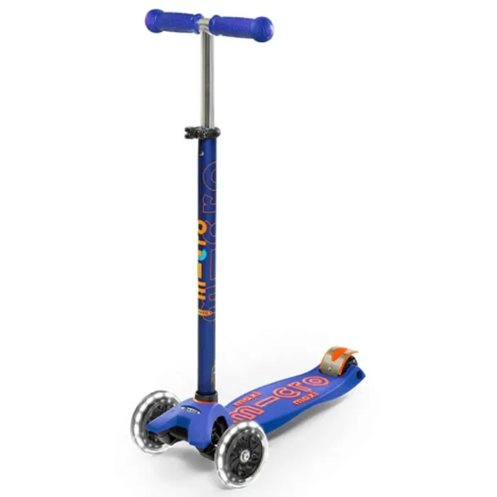 Micro Maxi Deluxe Işıklı Mavi Scooter