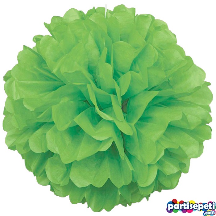 Mint Yeşili Ponpon Çiçek