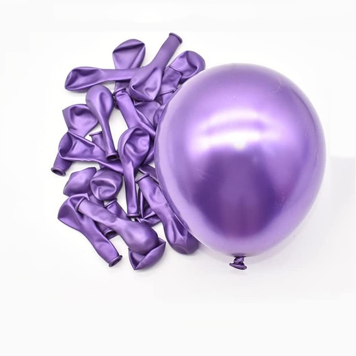 Mor Renkli Mini Krom Balon