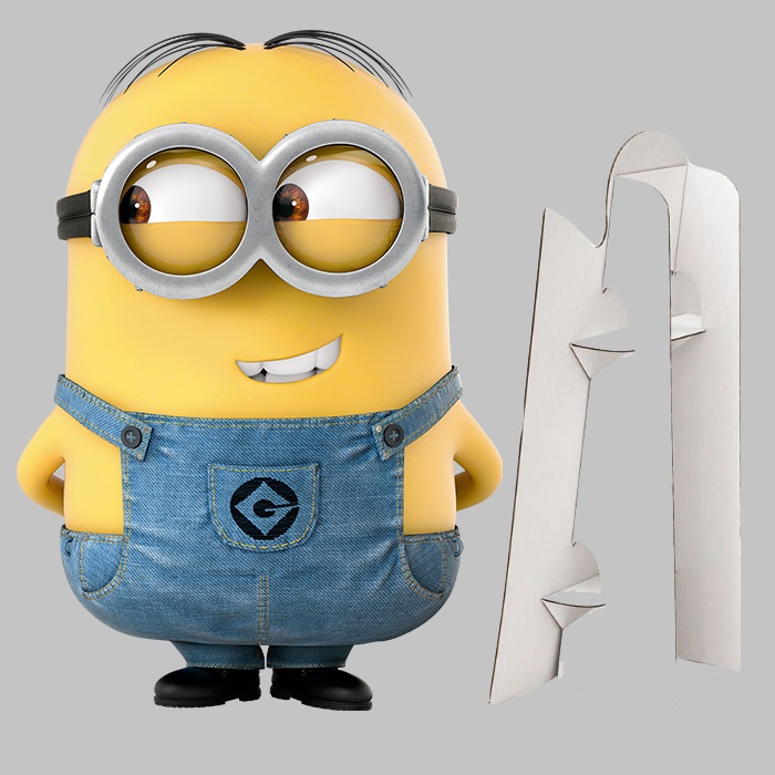 Minion Figürlü Ayaklı Pano