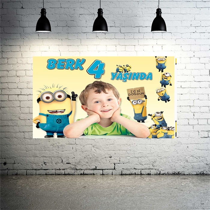 Minion Rush Kişiye Özel Afiş