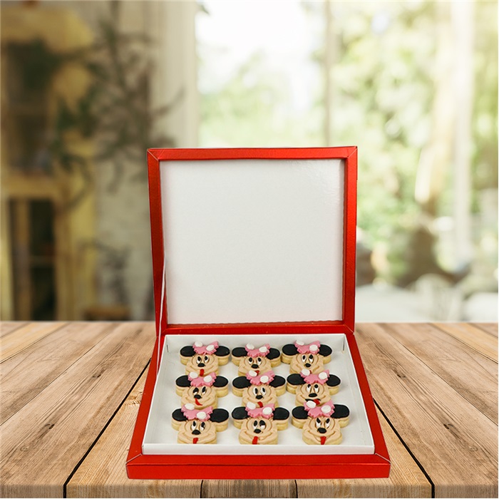 Minnie & Mickey Mouse Kurabiye 9'Lu