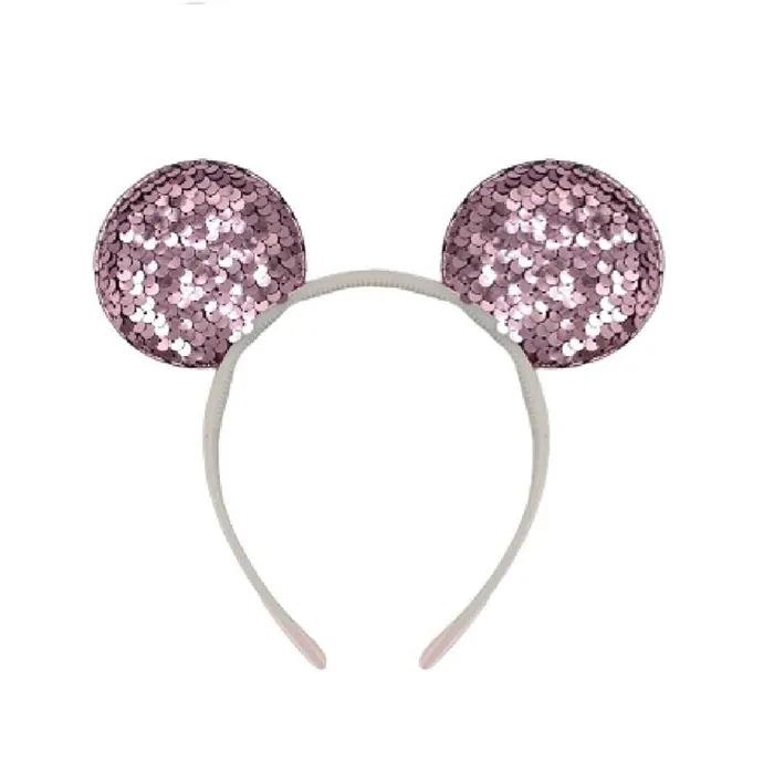 Pembe Pullu Minnie Mouse Taç