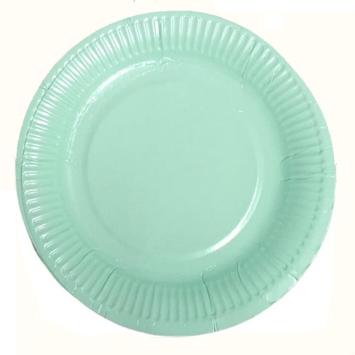 Mint Yeşili Karton Tabak