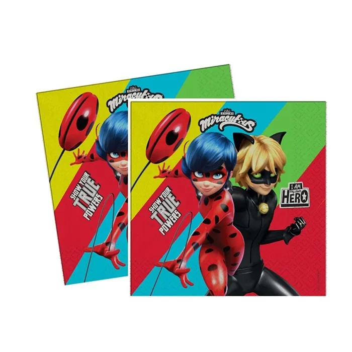 Miraculous Temalı Peçete