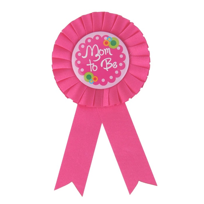 Mom To Be Rozet Fuşya