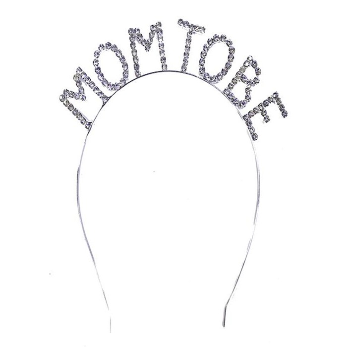 Mom To Be Kristal Taşlı Taç