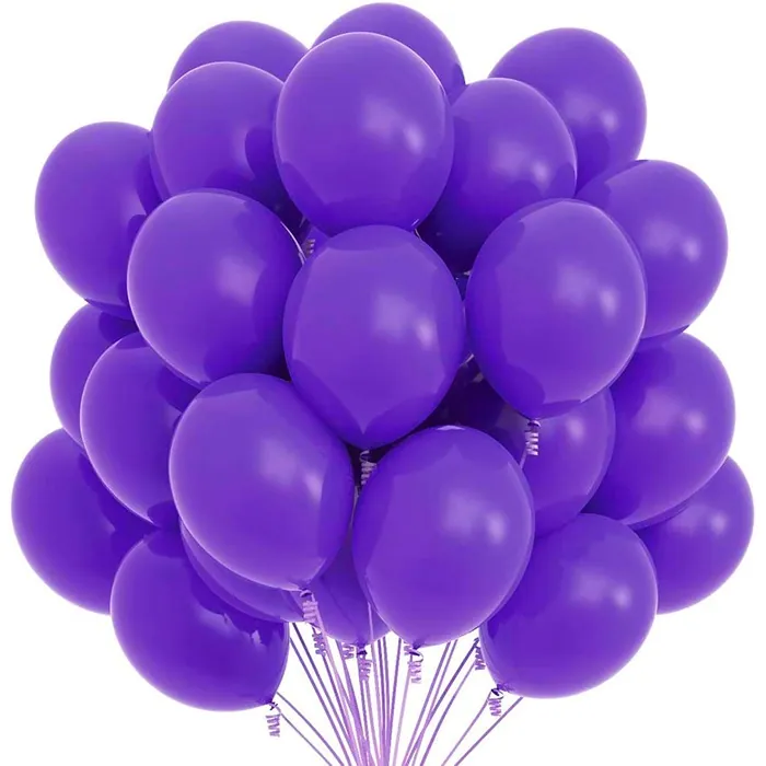 Mor Renkli Pastel Balon