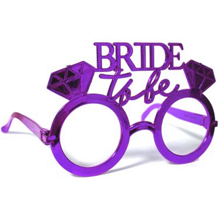 Mor Renkli Bride To Be Parti Gözlüğü