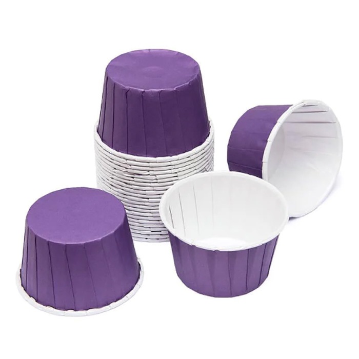 Mor Renkli Muffin Kek Kapsülü