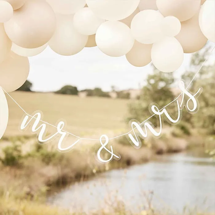 Ginger Ray Mr&mrs Akrilik Banner