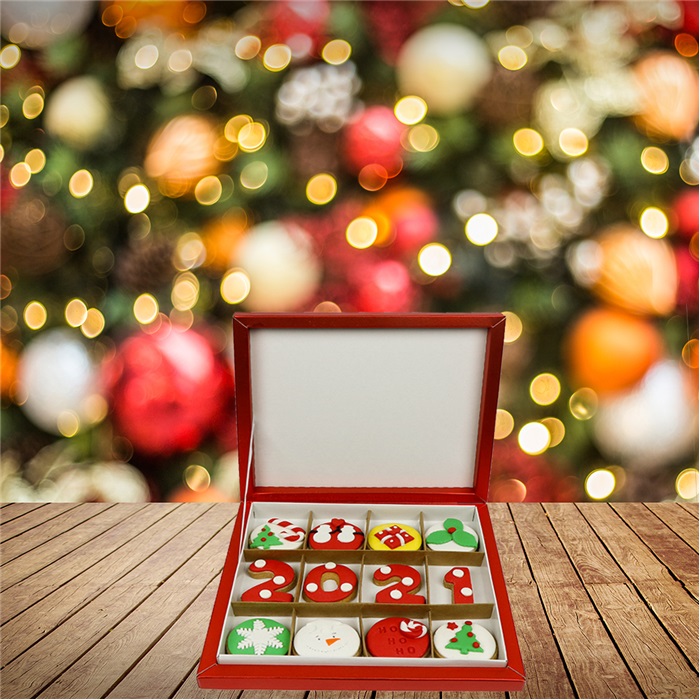 Mutlu Yıllar Yılbaşı Kurabiye Kutusu 2021