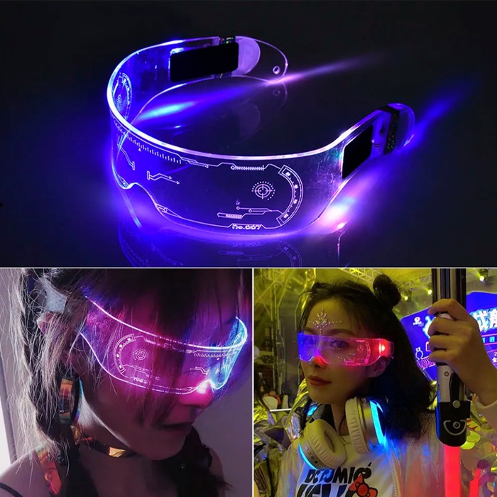 Led Işıklı Parti Gözlük