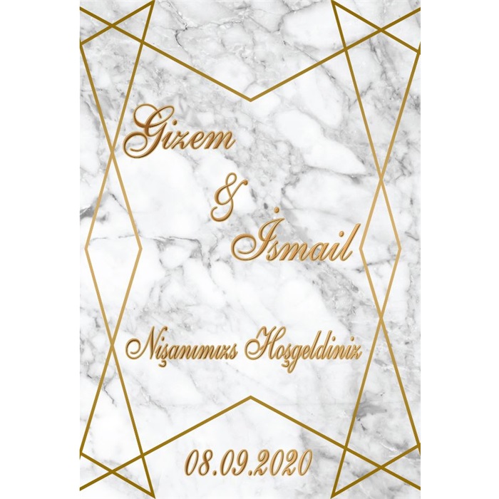 Nişan Kişiye Özel Ayaklı Pano