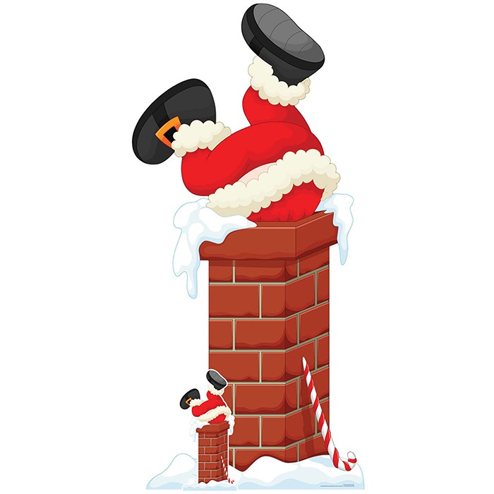 Noel Baba Bacada Ayaklı Pano