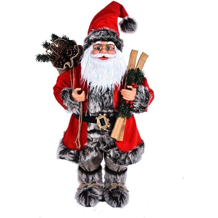 Yılbaşı Noel Baba Kızaklı Model Kırmızı