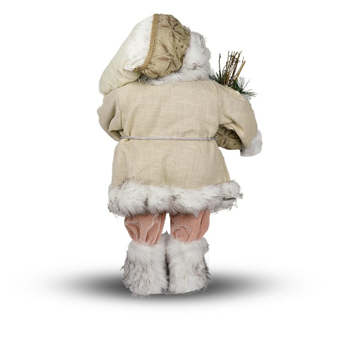 Noel Baba Krem/rose 35 Cm