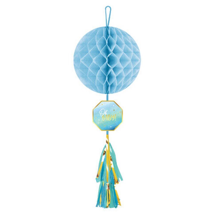 Amscan Oh Baby Boy Püsküllü Petek Süs