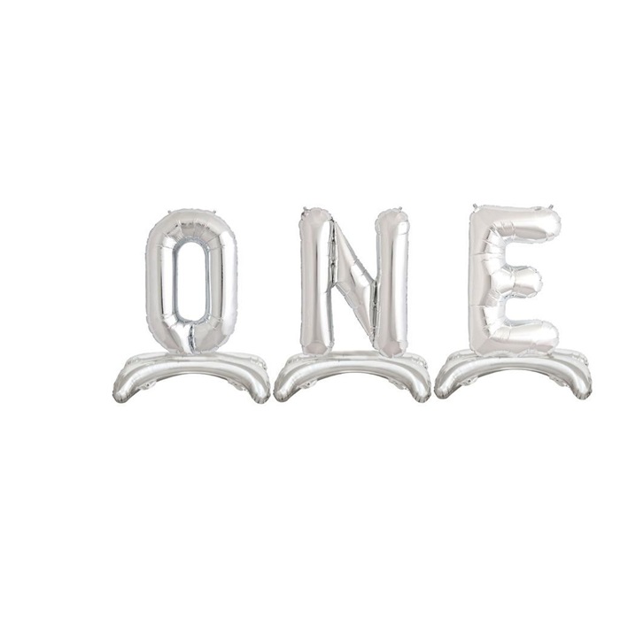 One Yazılı Ayaklı Folyo Balon