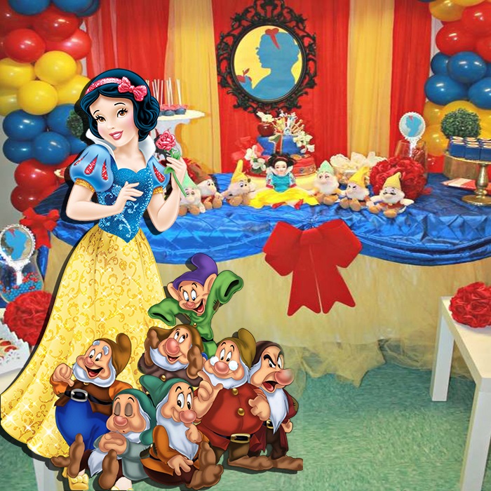 Pamuk Prenses 7 Cüceler Ayaklı Pano