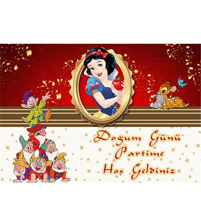 Pamuk Prenses Doğum Günü Afişi