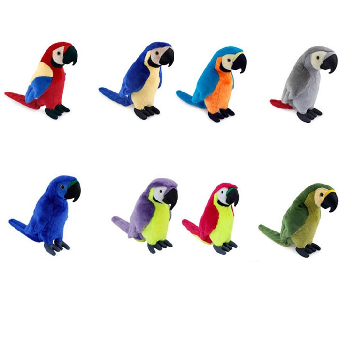 Papağan Peluş Oyuncak 35 Cm