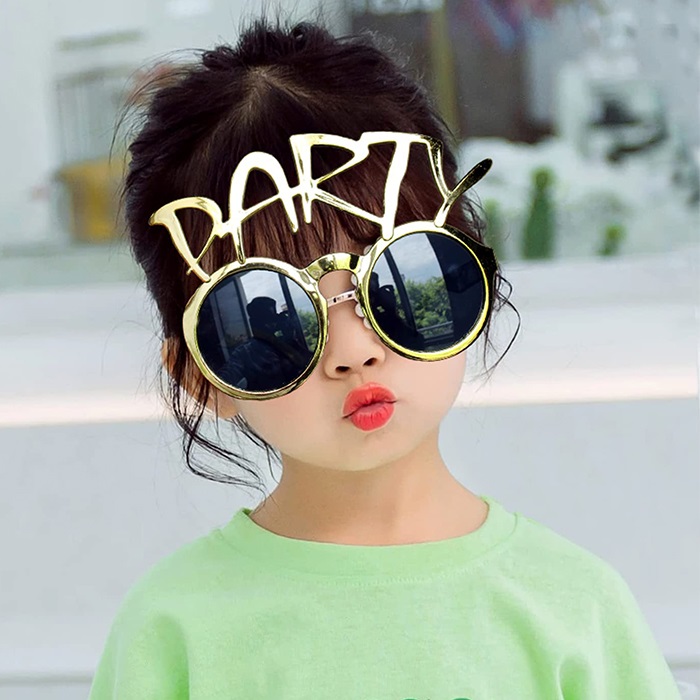 Gold Party Yazılı Parti Gözlük