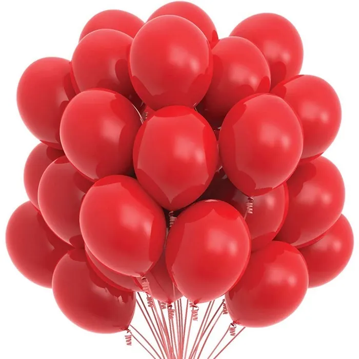 Pastel Kırmızı Renkli Balon