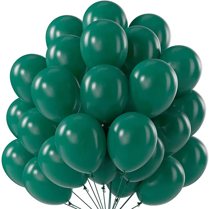 Pastel Kış Yeşili Renkli Balon