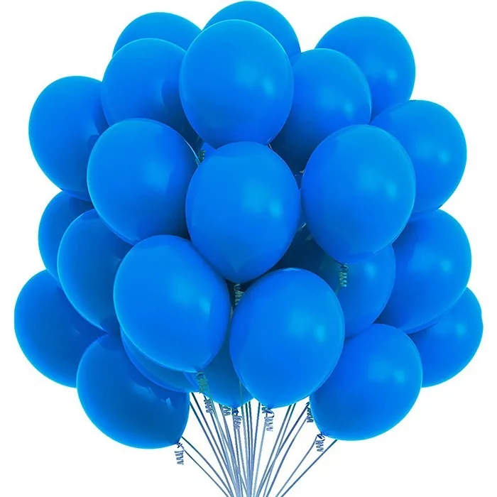 Pastel Lacivert Renkli Balon
