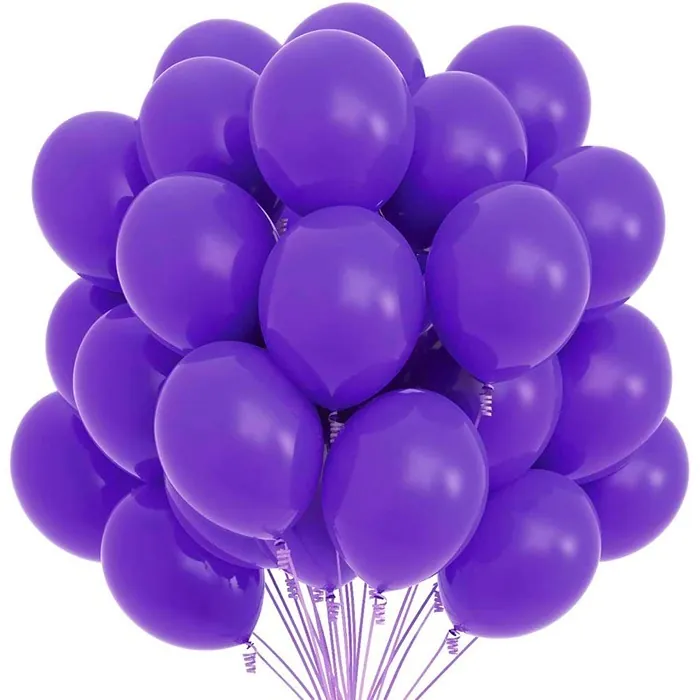 Pastel Mor Renkli Balon