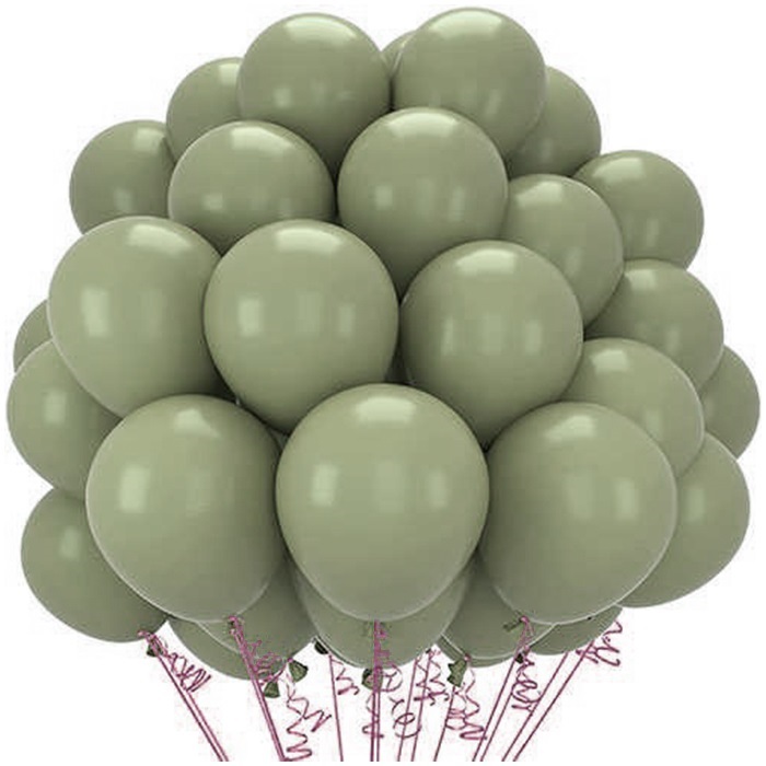 Pastel Retro Taş Renkli Balon