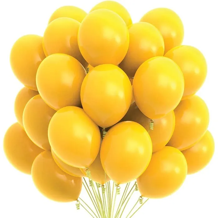 Pastel Sarı Renkli Balon