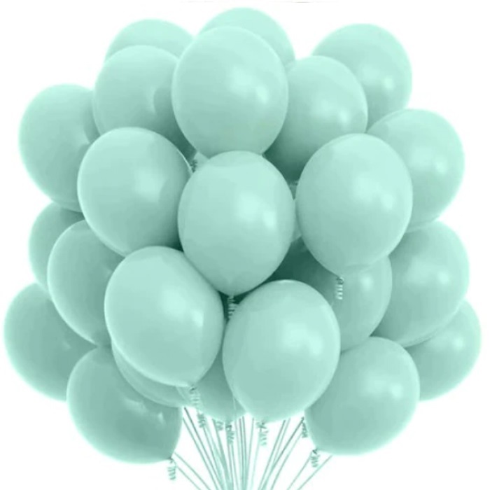 Pastel Su Yeşili Balon