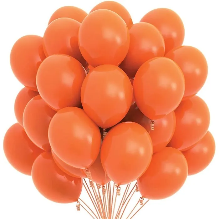 Pastel Turuncu Renkli Balon
