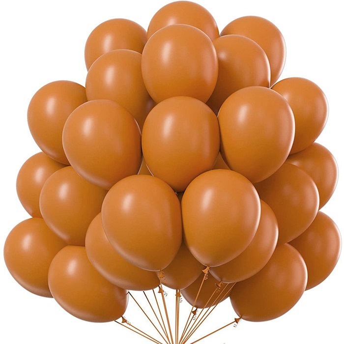 Pastel Yanık Turuncu Renkli Balon