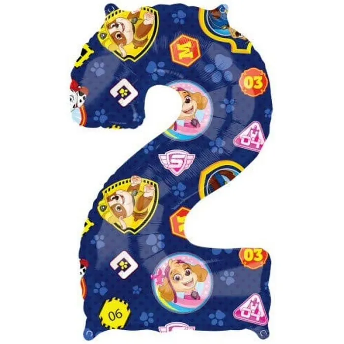 Paw Patrol 2 Rakam Folyo Balon