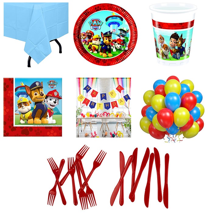 Paw Patrol Parti Seti 8 Kişilik