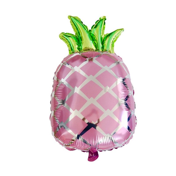 Pembe Ananas Folyo Balon