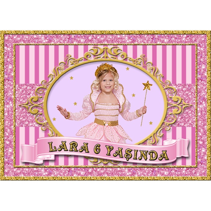 Pembe Düşler Temalı Kişiye Özel Afiş