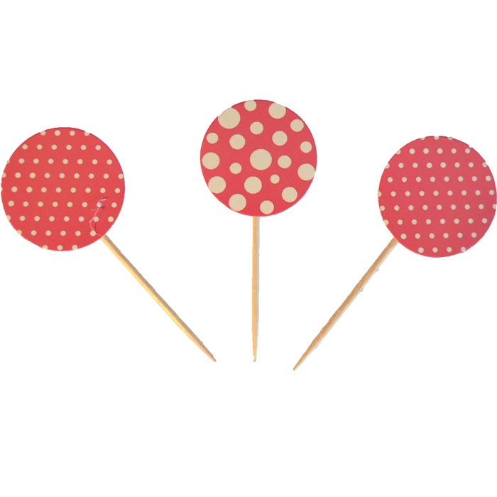 Pembe Puanlı Kürdan Süs