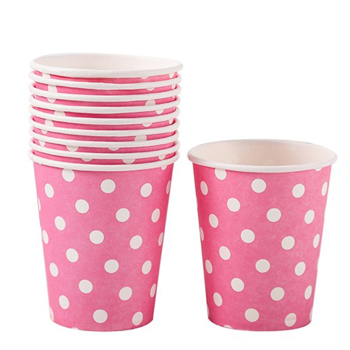 Pembe Puanlı Bardak