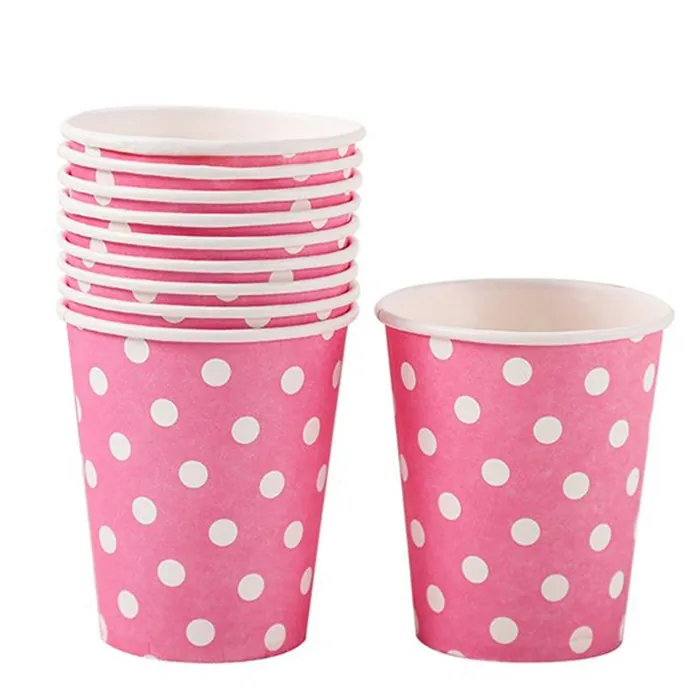 Pembe Puanlı Bardak