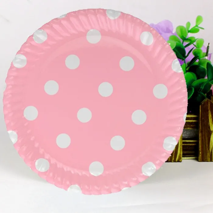 Pembe Puanlı Tabak
