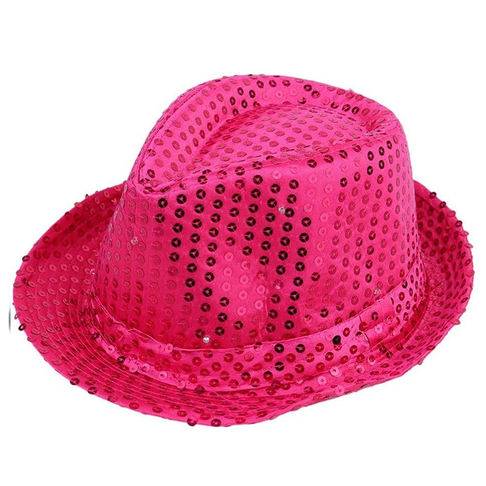 Fuşya Pullu Parti Şapkası