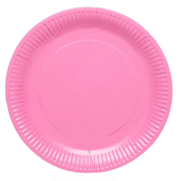 Pembe Renk Karton Tabak