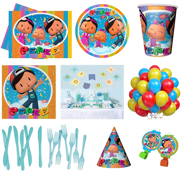 Pepee Doğum Günü 16 Kişilik Parti Seti