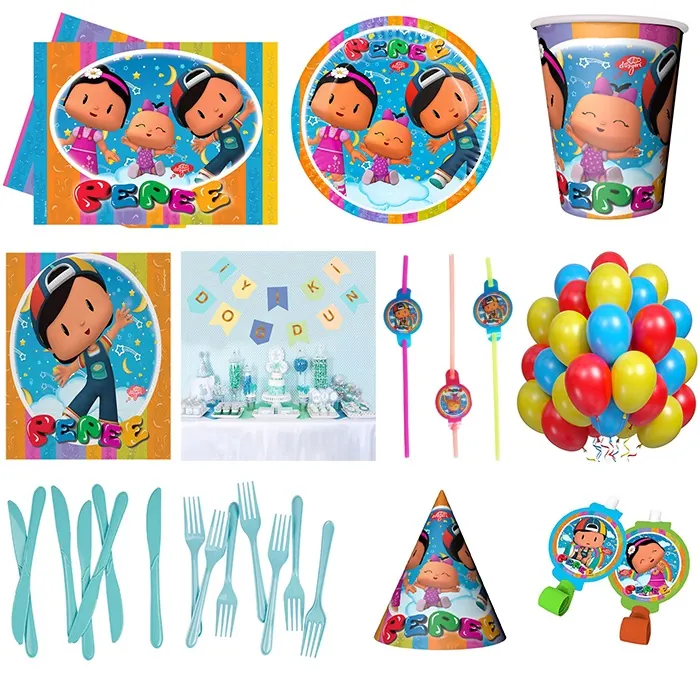 Pepee Doğum Günü 24 Kişilik Parti Seti